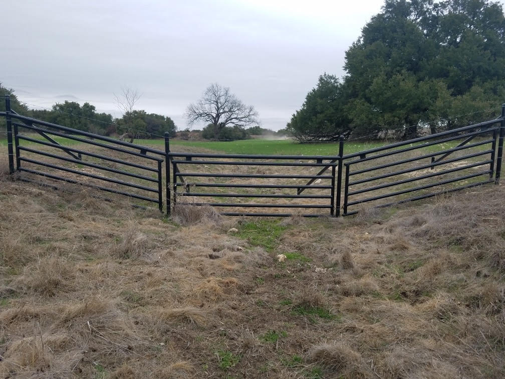 Ranch fencing pipe rail installed by Frank Valdez Fencing Brownwood TX